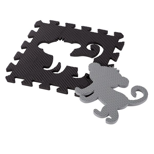 md03 mata dziecięca puzzle kojec gray 36 elementów 140x140cm nils fun