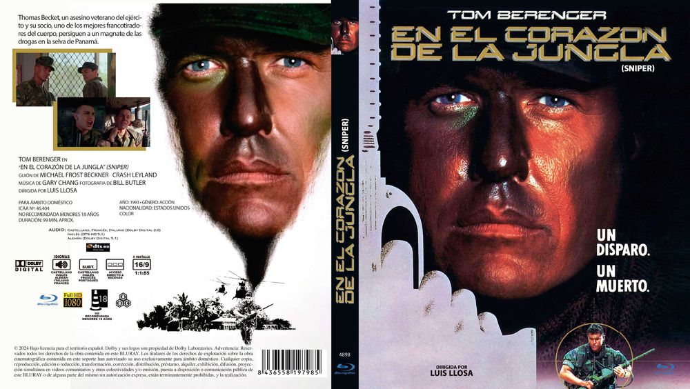 En el corazón de la jungla/Beckett, O Atirador (Blu-Ray)-Importado