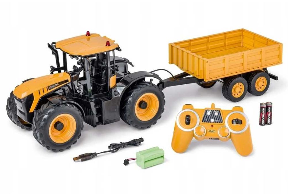 Traktor RC + przyczepa 1:16 - JCB E360-003