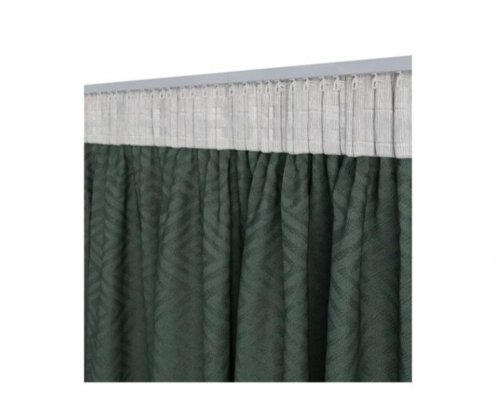 Jysk zasłona lygne 2 sztuki 140x300 cm zielone