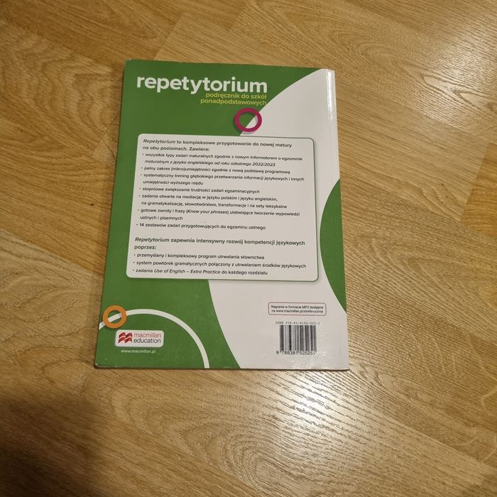 Repetytorium macmillan zakres podstawowy i rozszerzony angielski