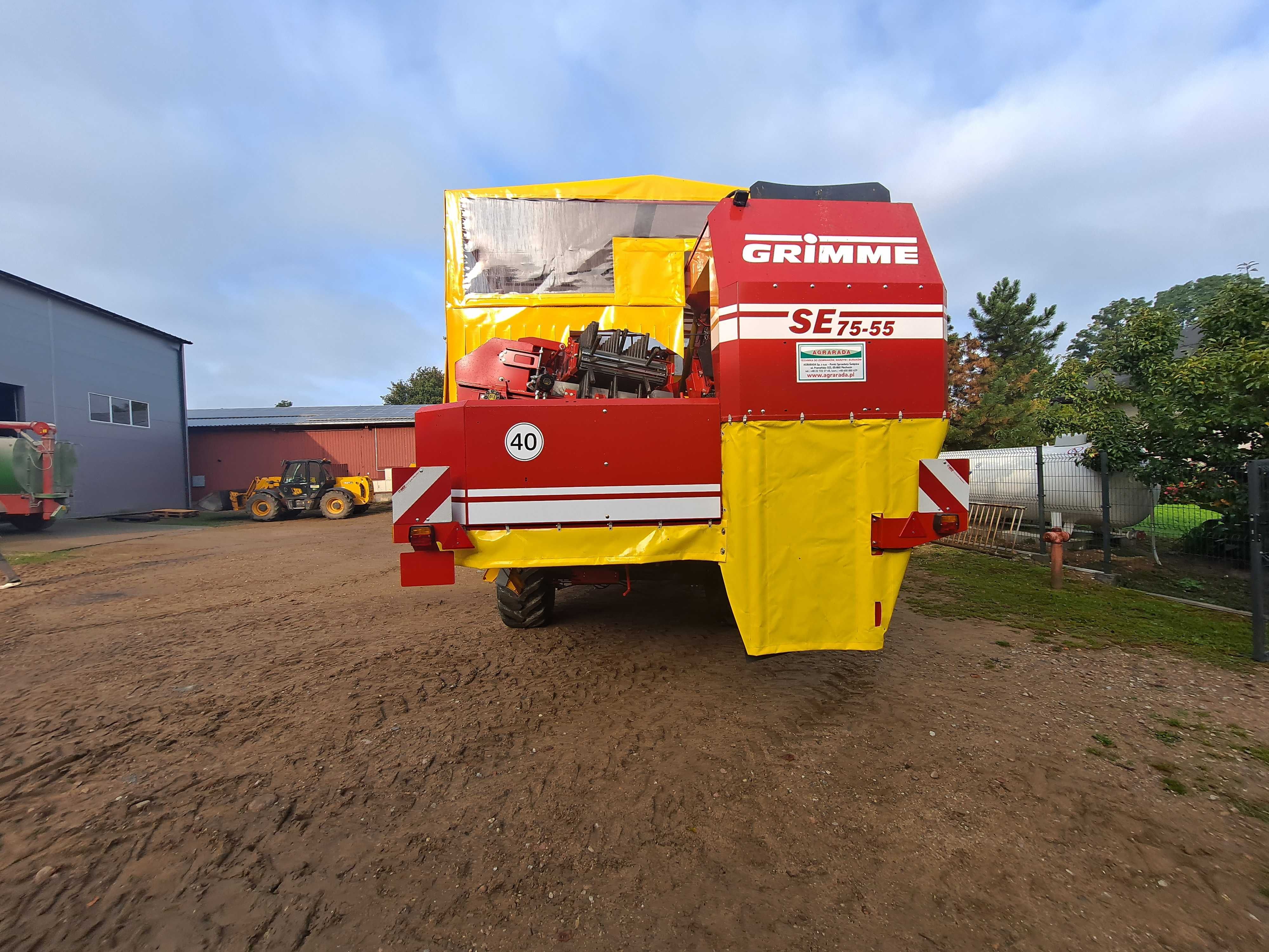 Grimme DR1500, SE 75-40, 75-30, SE140 plandeka tylnia