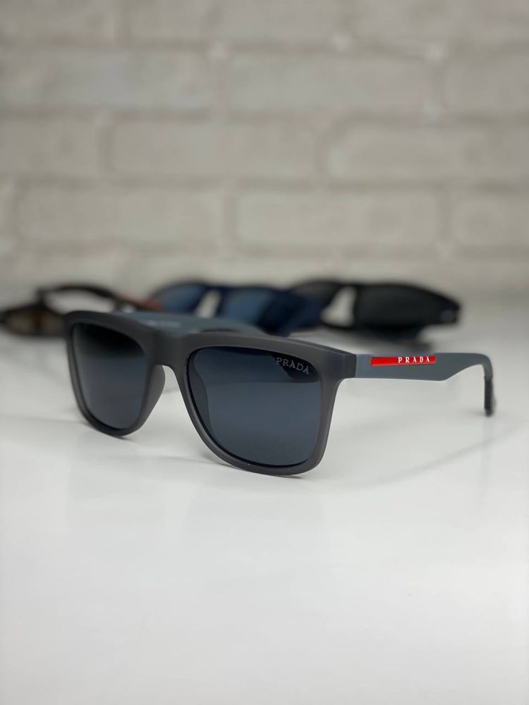 Сонцезахисні окуляри PRADA Polarized чоловічі Прада очки поляризовані