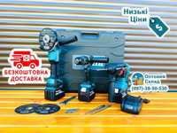 Набор Makita 3/1 Болгарка DGA504 + Шуруповерт DHP485 Перфератор DHR202