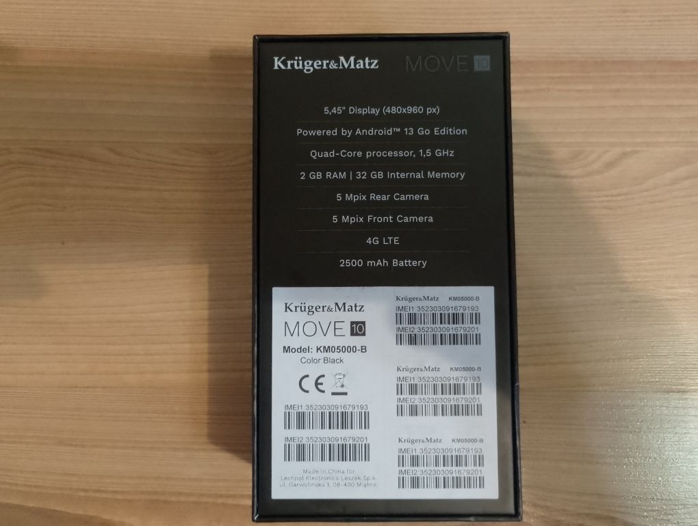 Smartfon Kruger matz czarny