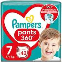 Трусики Pampers pants 7(42шт)підгузки-трусики Памперс 17+кг