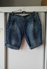 Krótkie spodenki damskie jeans rozm.46