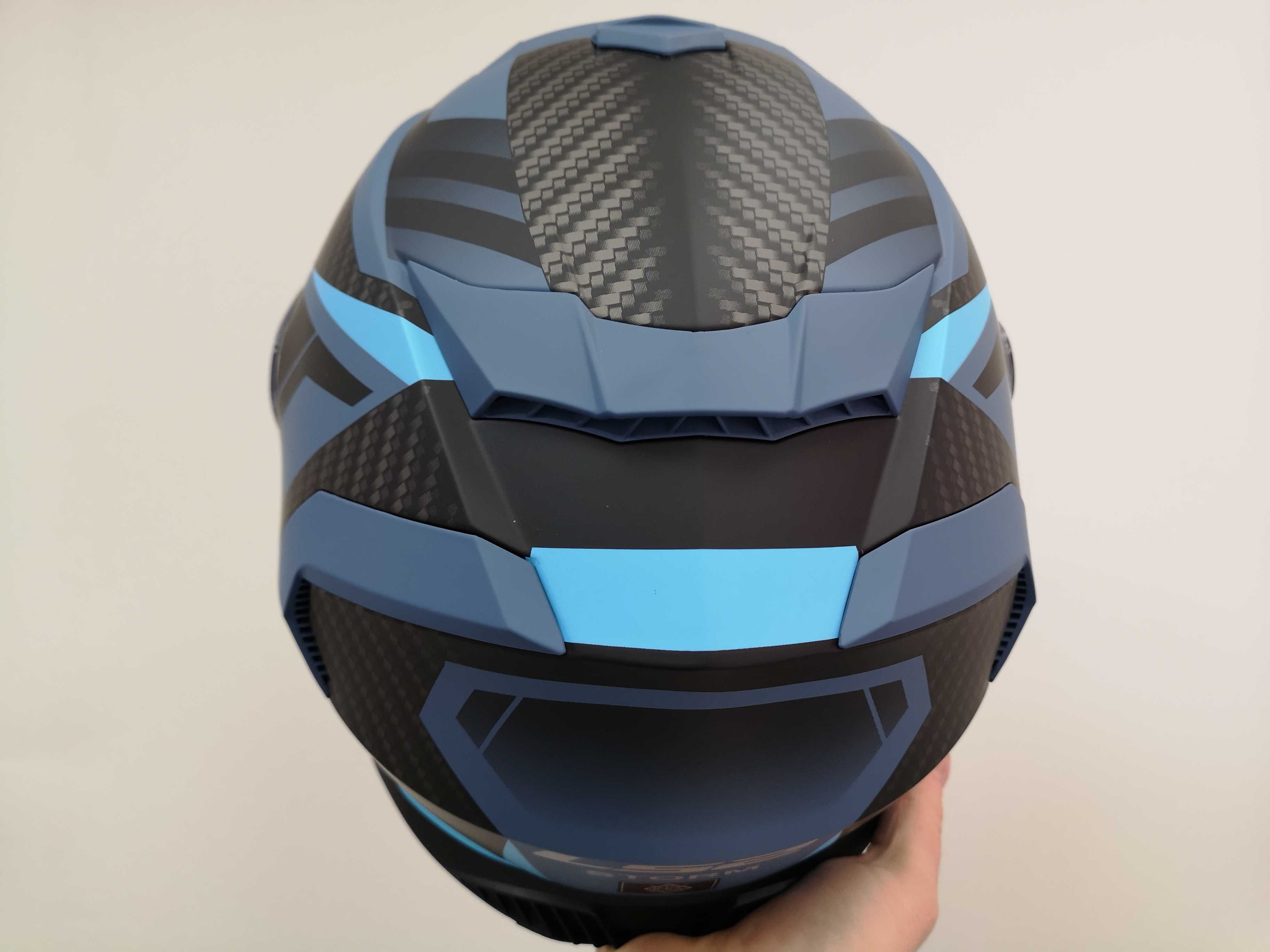 HIT! Kask z Blendą i Pinlockiem LS2 FF800 Storm 2 RACER Mat Blue