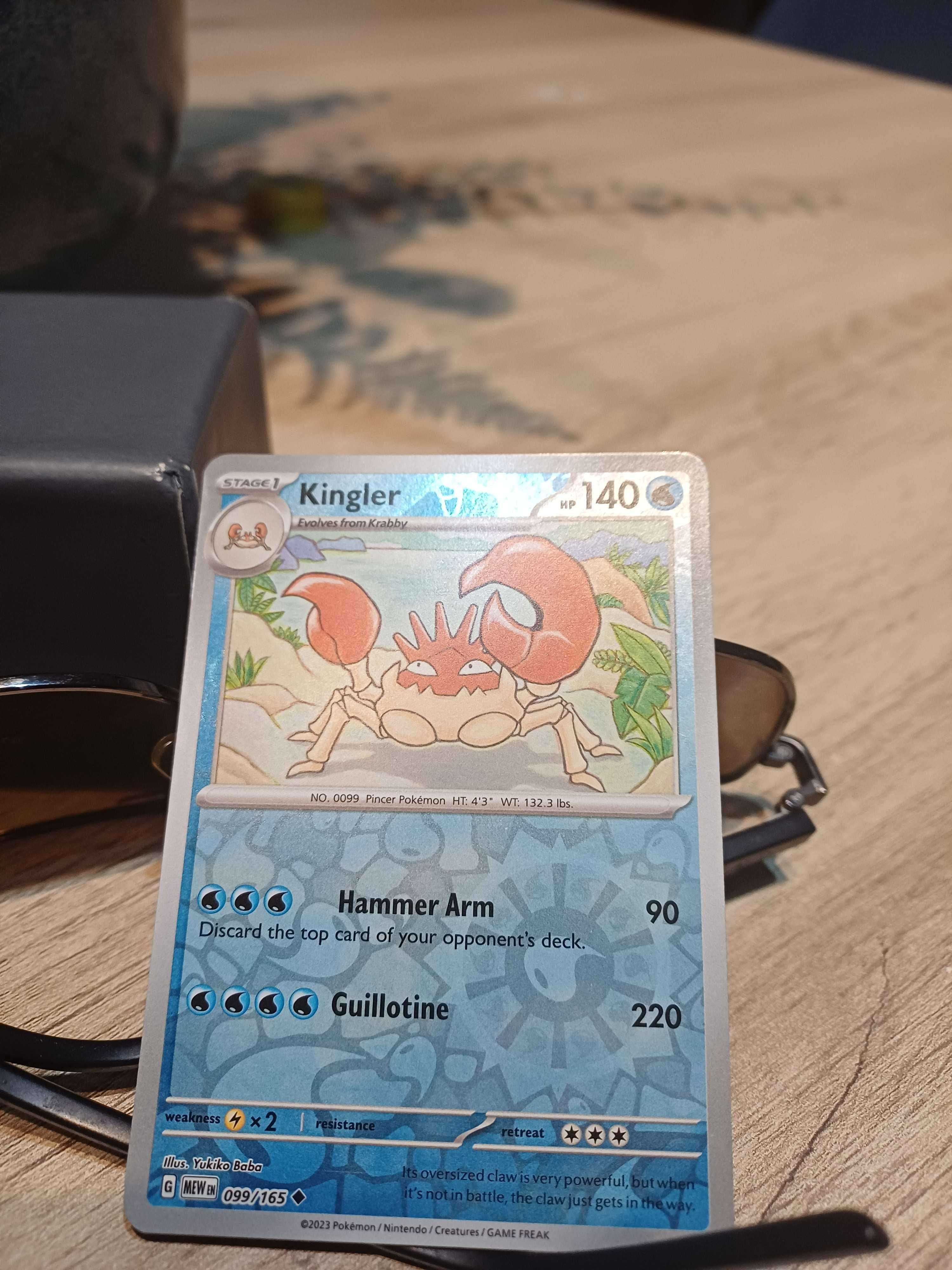 Carta Pokémon Kingler [Reverse] #99