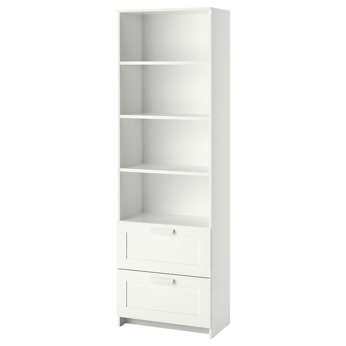 Regał brimnes ikea biały 60x190