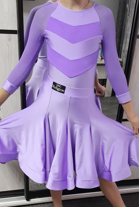 Сукня для бальних танців 2 спідниці бейсік 140 146