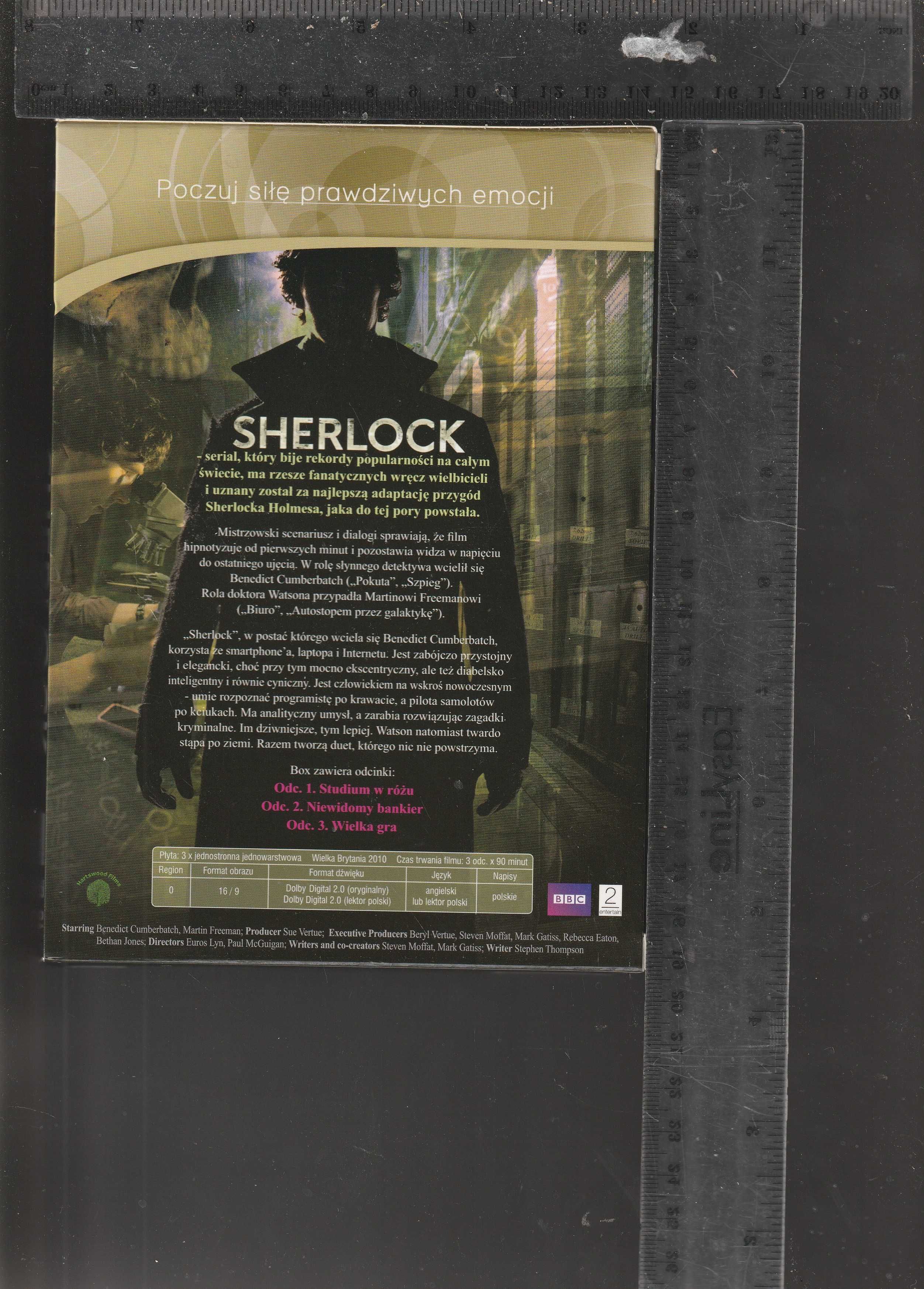 Serial Sherlock Holmes seria 1 Box 3 DVD