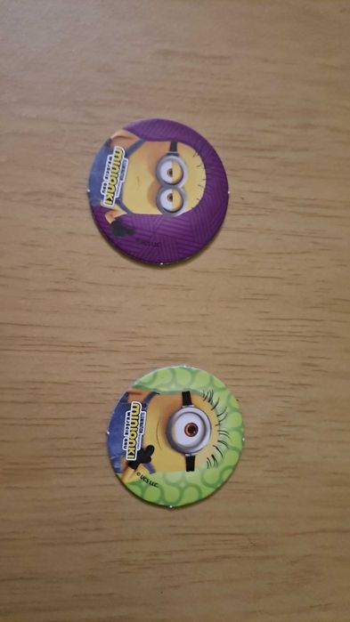 Tazosy Minionki z Lubelli - dwie sztuki