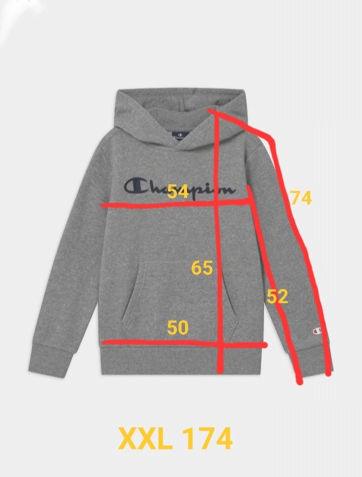 Bluza z kapturem Champion dziecięca r.174 XXL