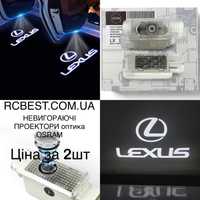 тюнинг Led подсветка двери с логотипом Lexus ES GX HS LS LX RC IS