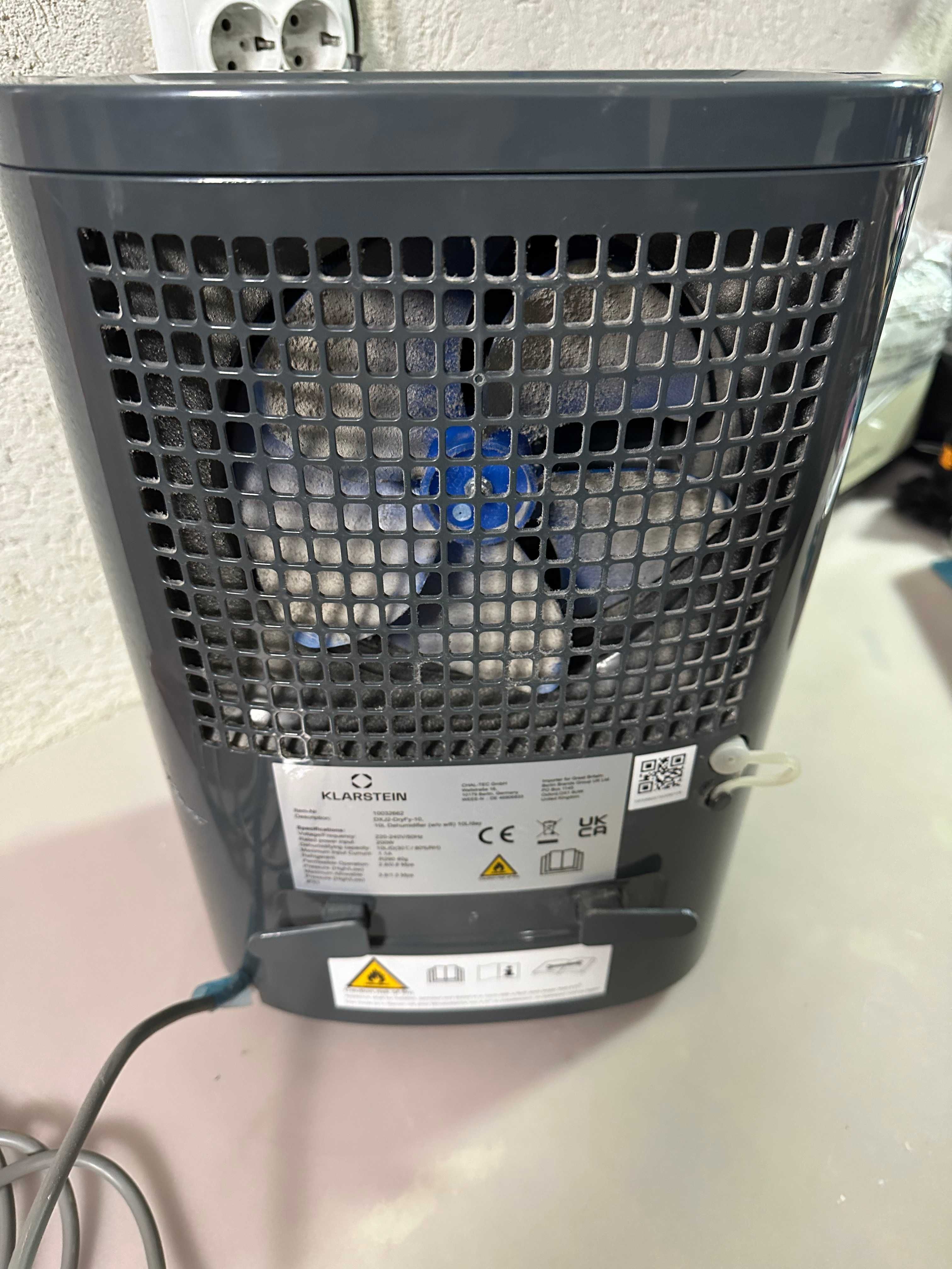 Осушувач повітря компресорний на 10л/добу Klarstein DryFy 10