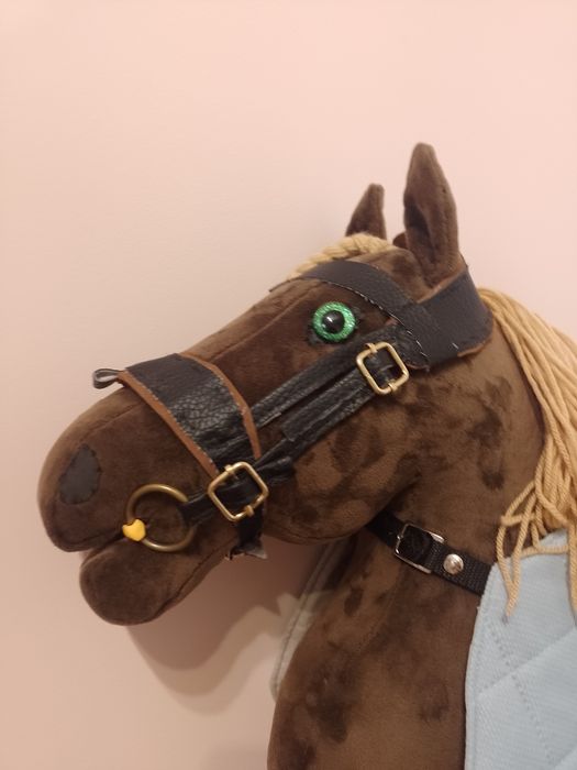 Ogłowie skórzane dla hobby horse