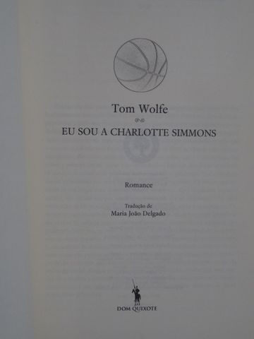 Eu Sou a Charlotte Simmons de Tom Wolfe