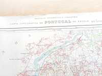 Carta Corografica - Caminha - Escala 1 / 50.000 - Ano 1957