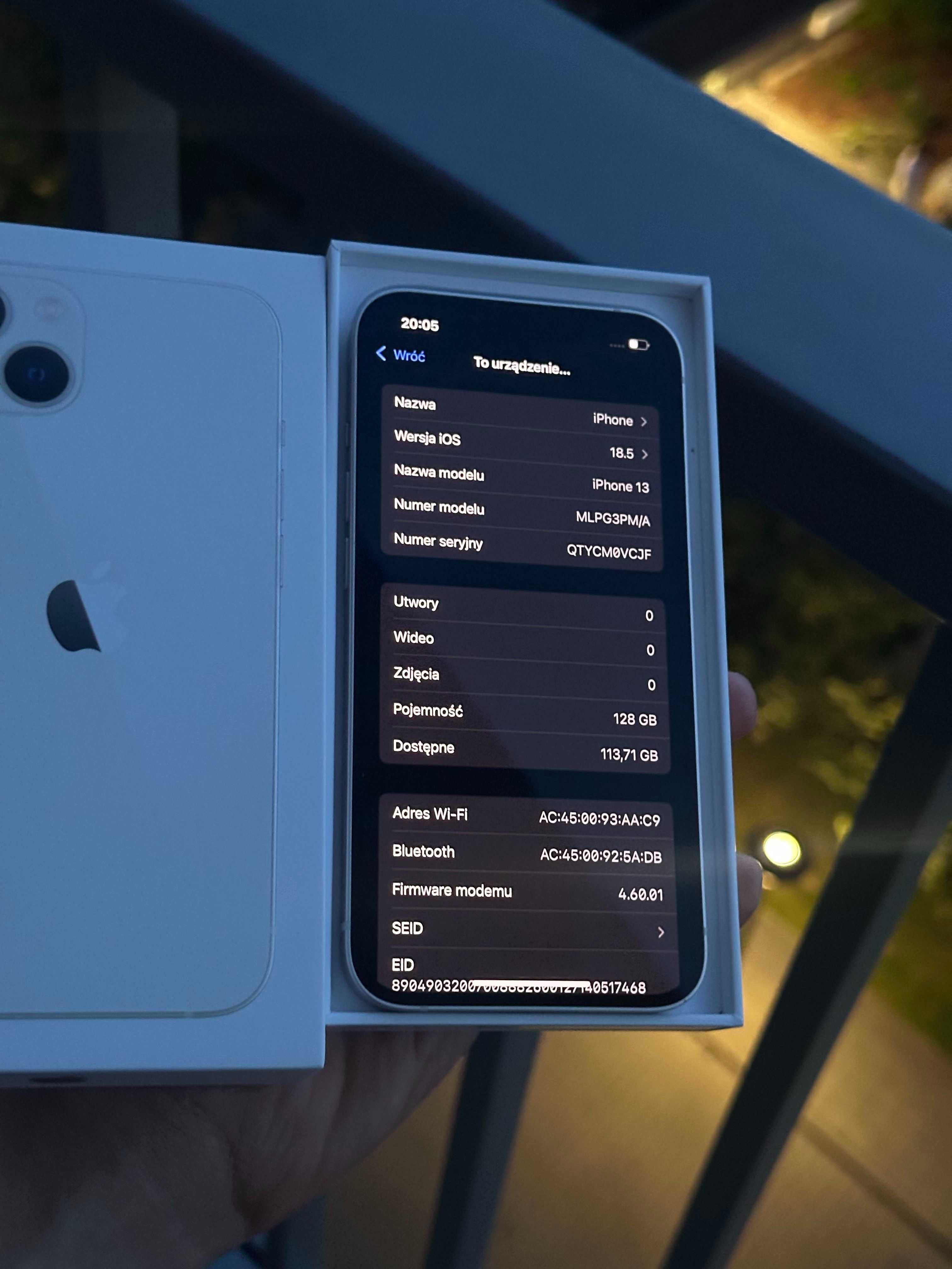 iPhone 13 | 100% BATERII | IDEALNY STAN | Zestaw