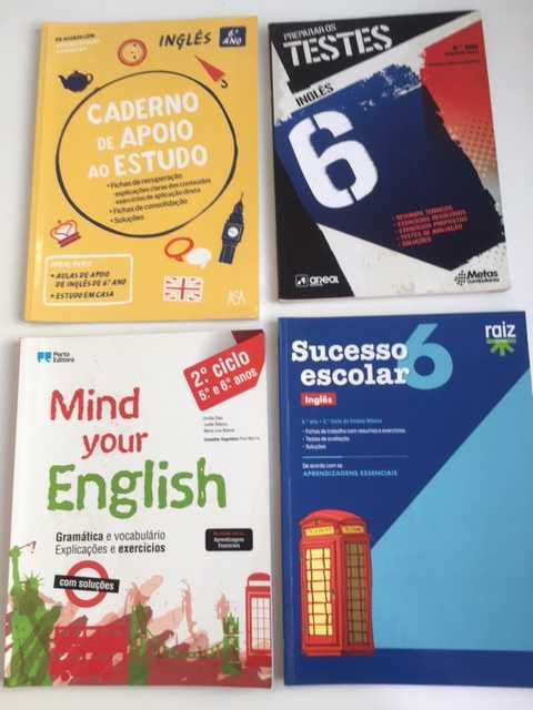Cadernos Atividades Inglês 6.º ano