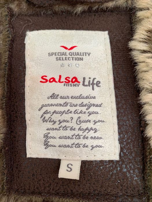 Casaco comprido castanho todo forrado a pêlo sintético tamanho S