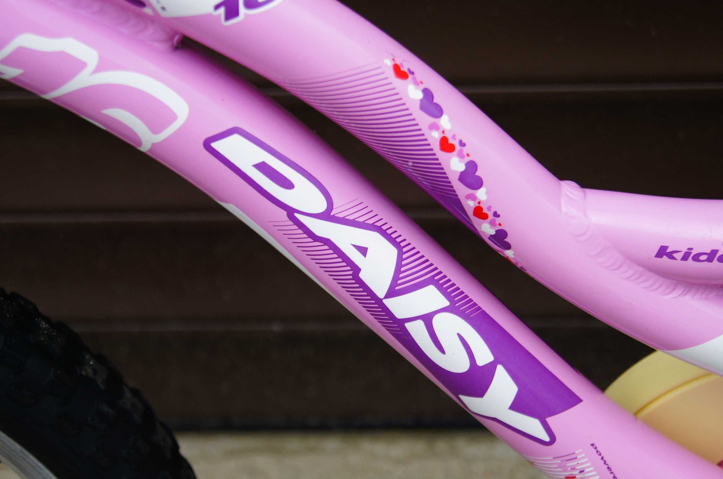 Rowerek ALUMINIOWY MERIDA DAISY 16' - NOWE koła boczne, siodełko !!