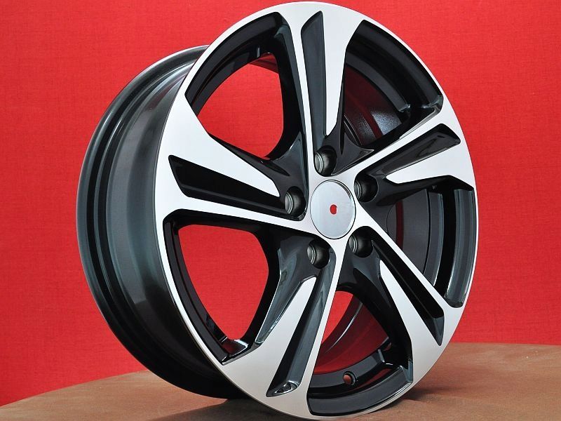 Czarne felgi R15 5x98 Fiat Tipo 500l Living Doblo Alfa Romeo 147