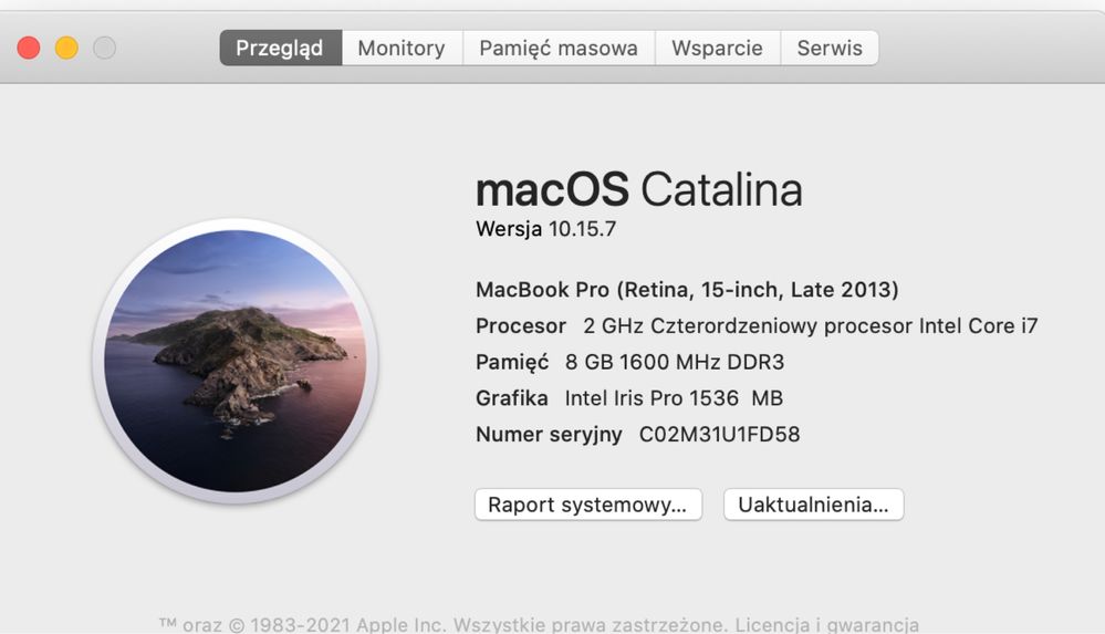 MacBook A1398 Retina 15”