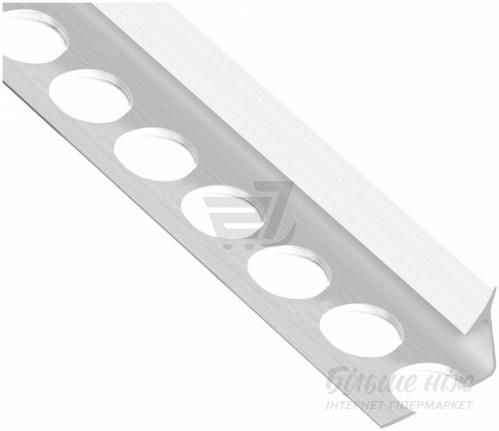 Профиль ПВХ для плитки внутренний 2.5 м 9 мм белый (2 шт)