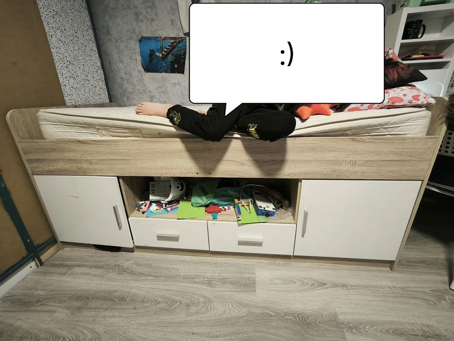 Łóżko młodzieżowe 90x200