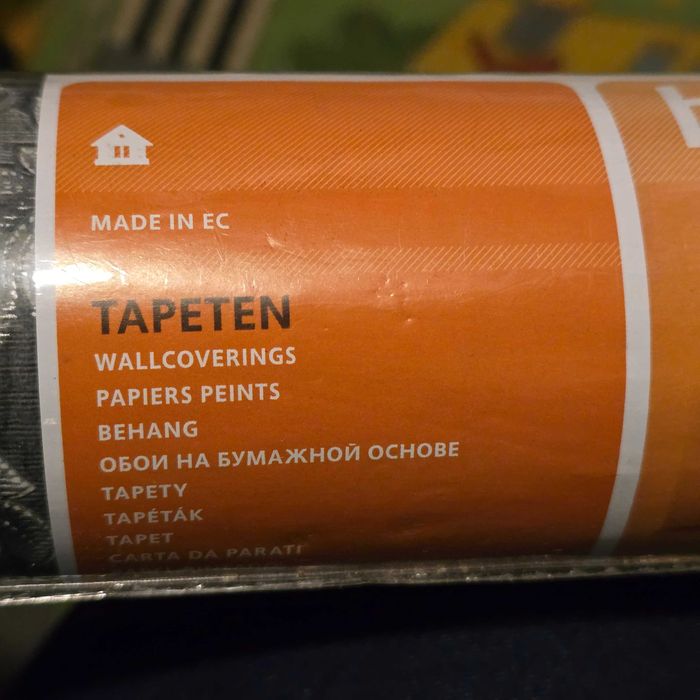 Tapeta rolka szara