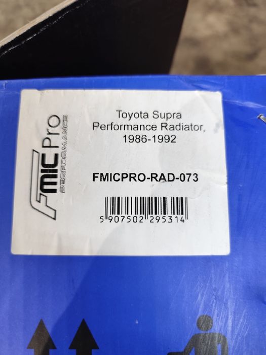 Tuningowa chłodnica wody Toyota Supra MK3 86-92 FMIC PRO