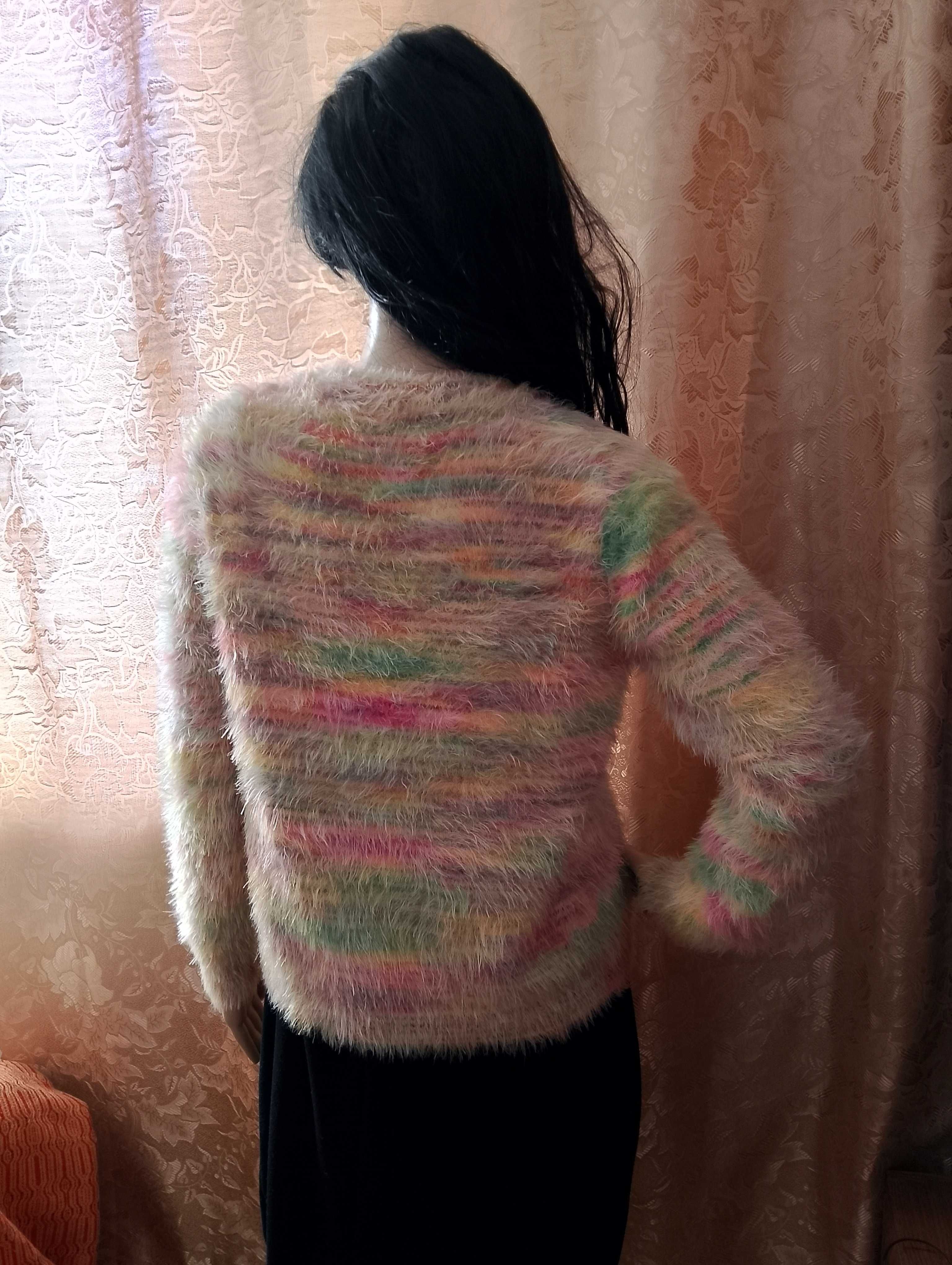 sweter damski, kardigan  kolorowy S/M