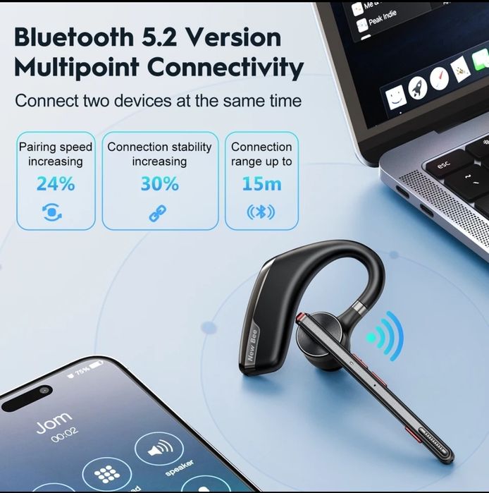 New Bee M51 рус. яз топ продаж 24 года гарнитура с активным шумодав