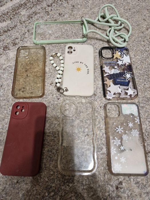 Etui  iPhone 11, 7 sztuk