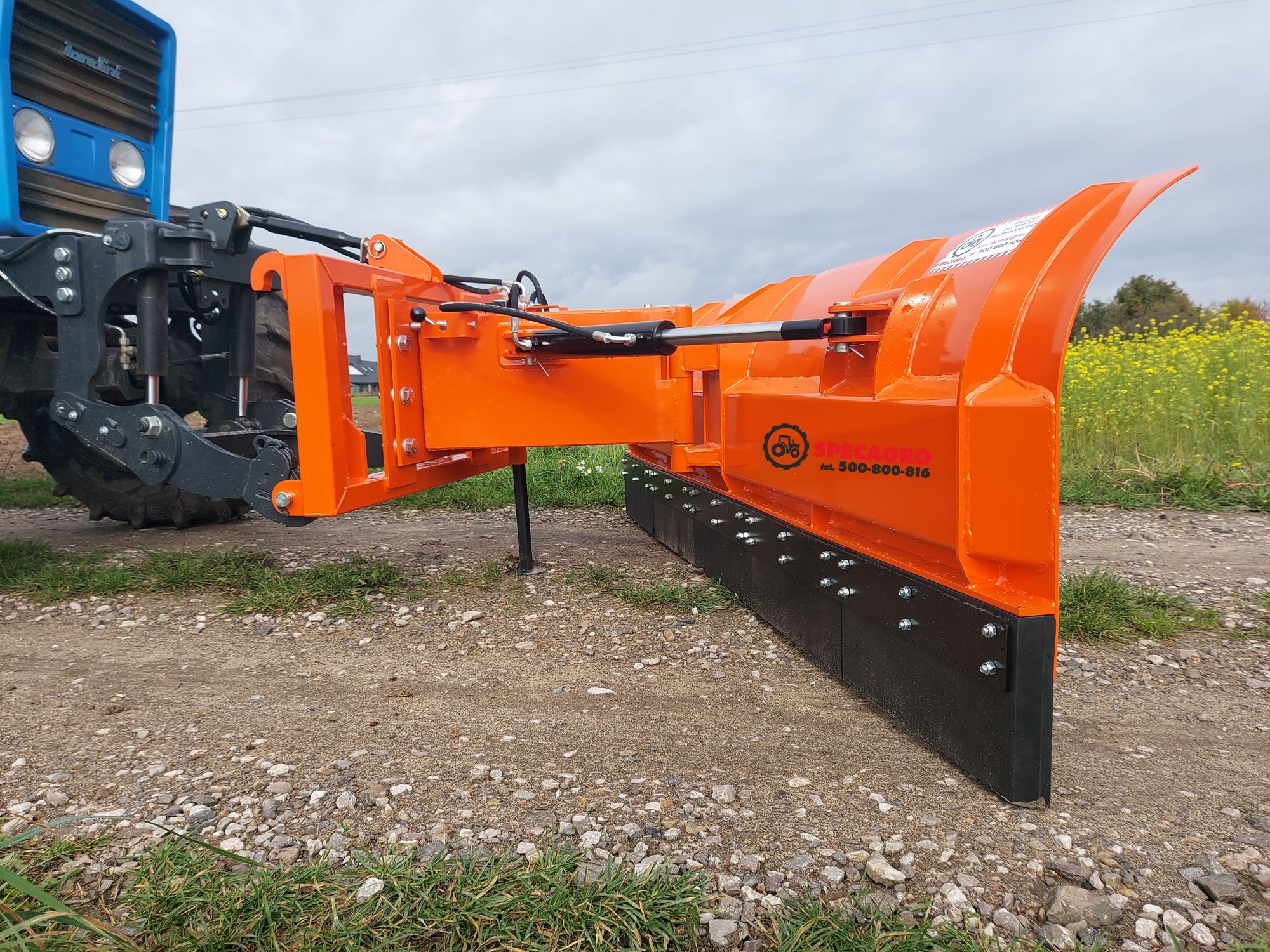 Pług do śniegu prosty hydrauliczny do traktora TUZ/EURO
