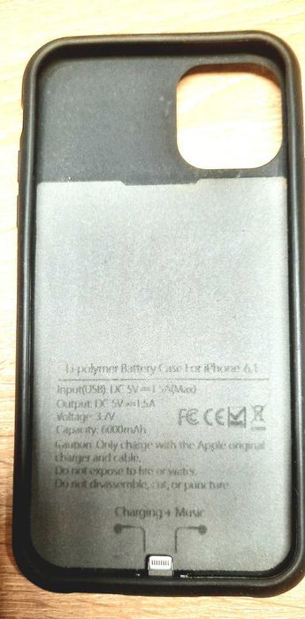 Чохол-акумулятор GIN FOXI чорний для iPhone 6.1, б/в