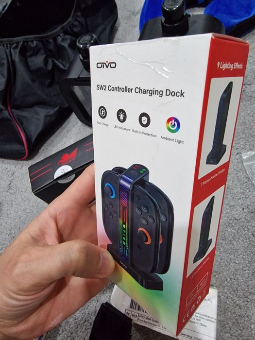 Switch 2 Gen JoyCon Charging Dock with(NOVO)
