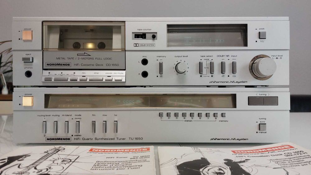 Кассетная дека Nordmende CD 1650 Тюнер Nordmende TU 1650