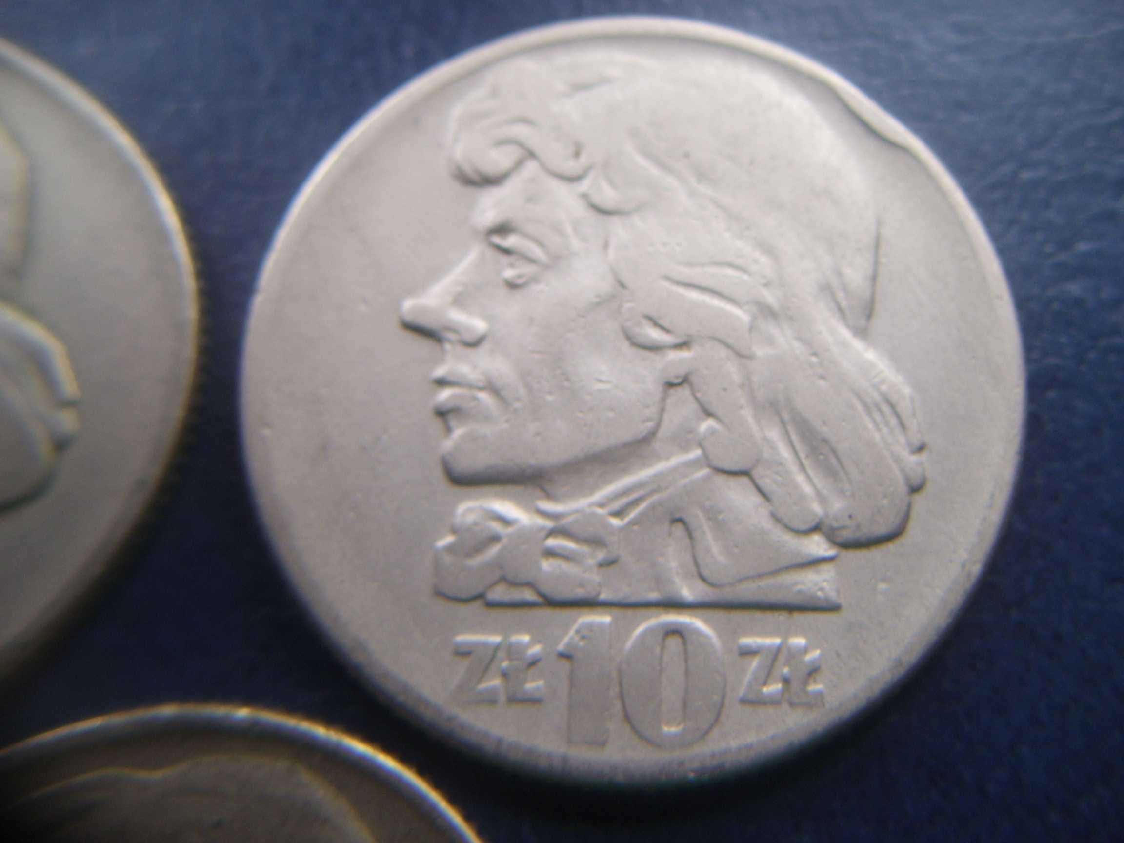 Stare monety 10 złotych 1959 , 1960 ,, 1966 Tadeusz Kościuszko PRL