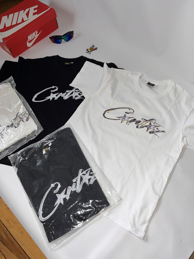 Футболка Cortez Усі розміри! Біла, чорна футболка Кортез M, L, XL