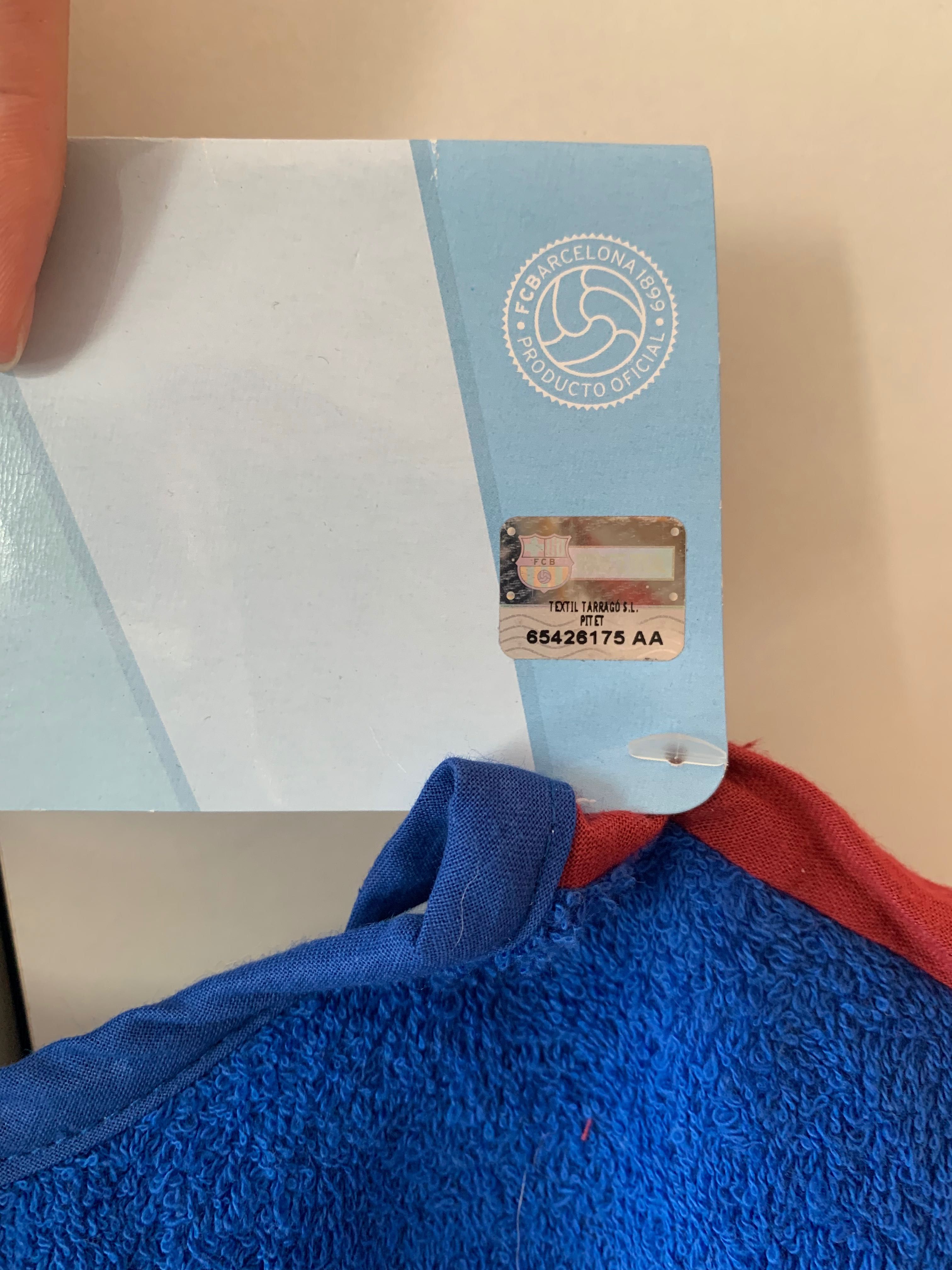 Śliniak śliniaczek Fc Barcelona Robert Lewandowski ikea bobas prezent
