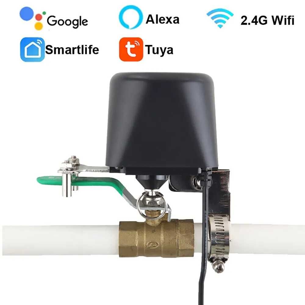 Wi-fi електропривід актуатор управління краном Tuya Smart вода чи газ