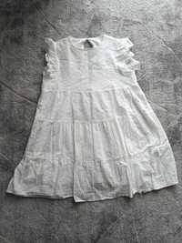 Śliczna letnia sukienka biała, rozmiar uni, stan idealny