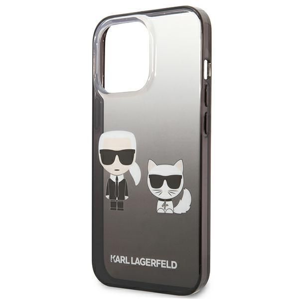 Obudowa Karl Lagerfeld do iPhone 13 Pro / 13 (6,1") - Czarny Gradient