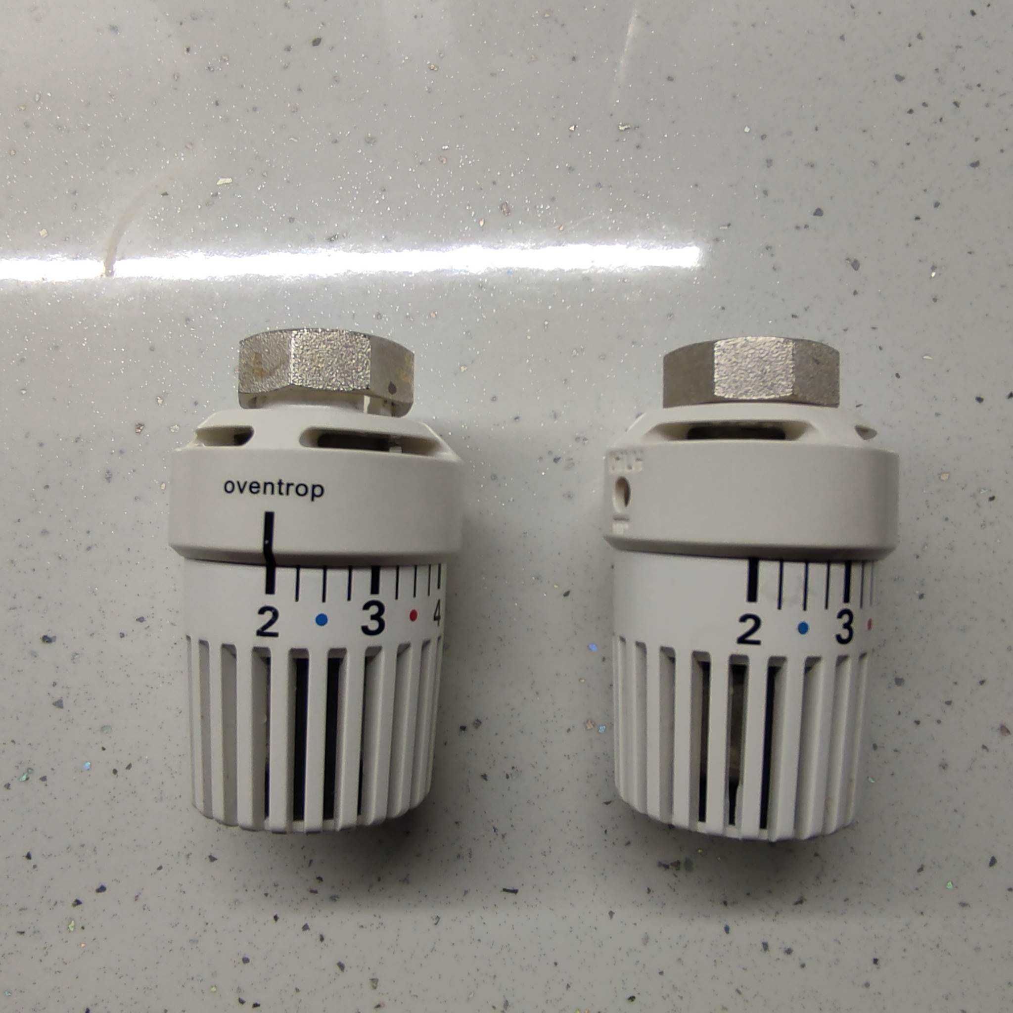 Dwie głowice termostatyczne Oventrop 16-28 st. C