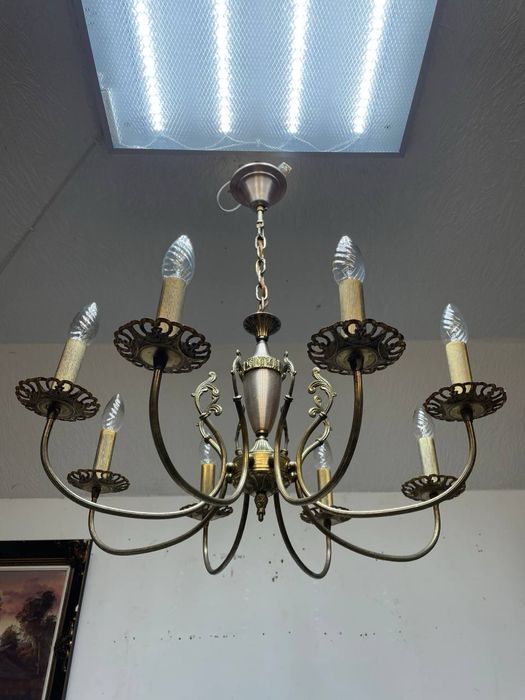 Люстра бронза 6654