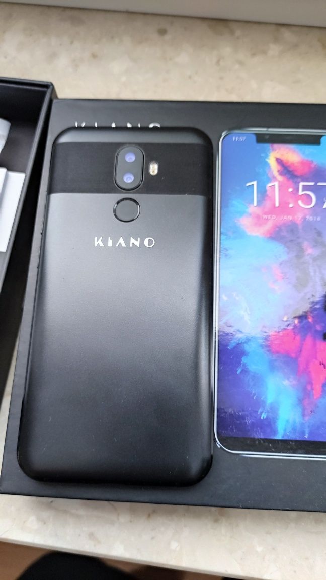 Smartfon Telefon Kiano Elegance 6 IPS 4GB/64GB - duża bateria 4000mAh.