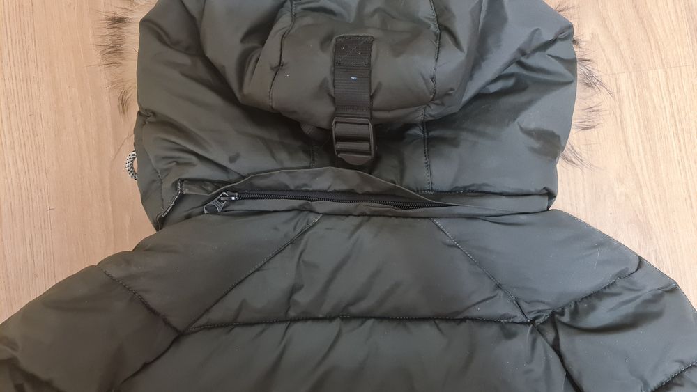 Подростковая зимняя куртка-пуховик аляска 40р